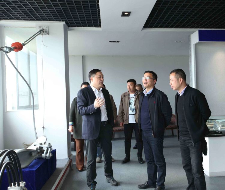 温州市统计局党组副书记、副局长陈孝金贴身向导问鼎娱乐app电气集团生长