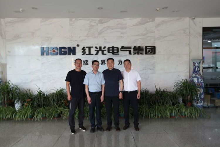 乐清市市场监视局刘勇局长一行莅临问鼎娱乐app电气集团调研